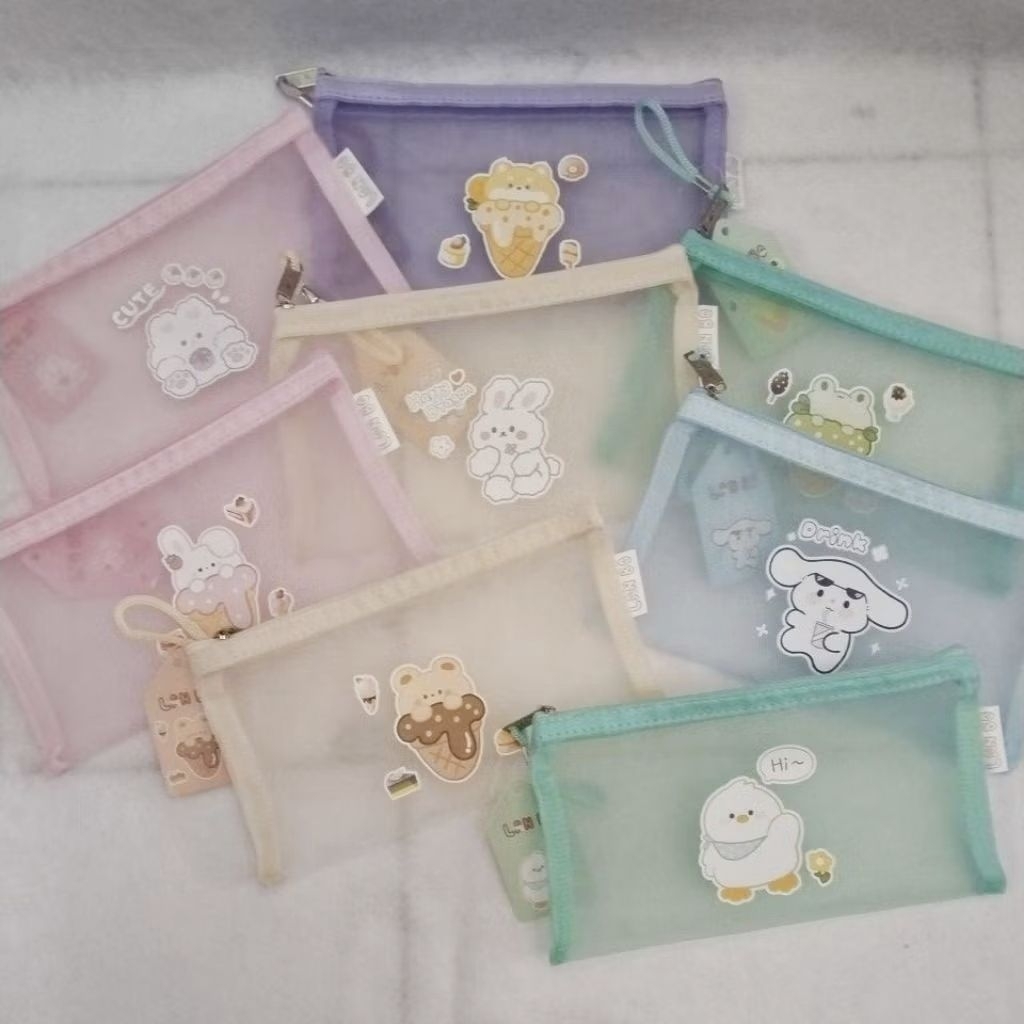 

Kotak Pensil Pocket File Pouch Bag Tas Kosmetik Serbaguna