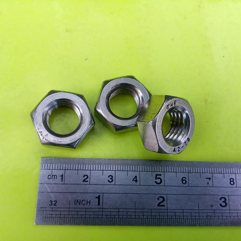 MUR SS M14 / MUR BAUT KUNCI 22 / MUR STAINLESS M14 / MUR M14 STAINLESS STEEL / NUT M14 SS304 ANTI KA