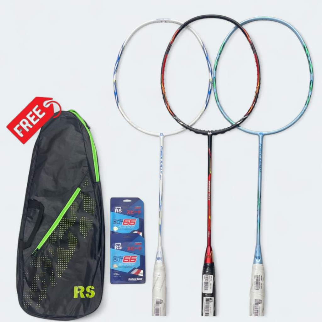 Raket Badminton RS Power Rally,Smash, Power Max Neo III Original