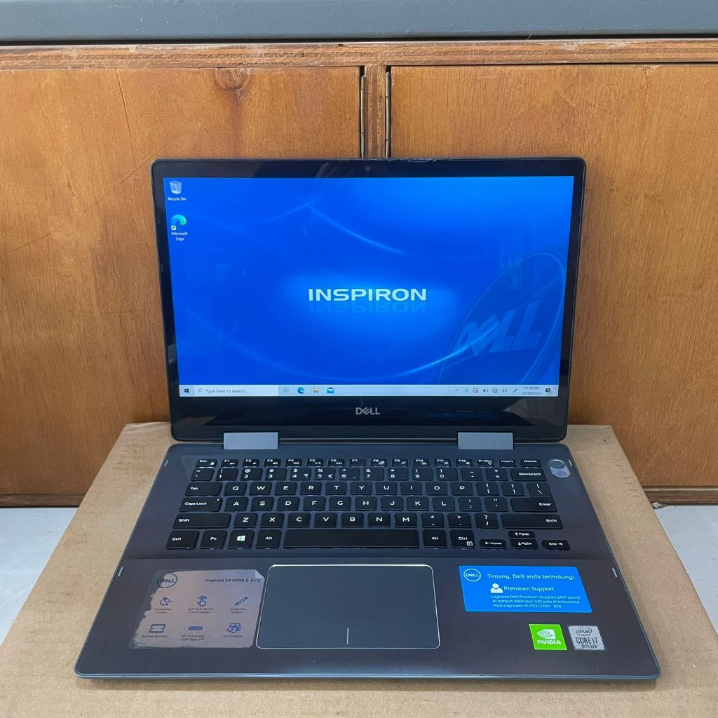 Laptop Dell Inspiron 5491, (Touchscreen) 2 In 1, Flip Tablet 360° Bisa jadi Tab, Core i7-10510U, Gen