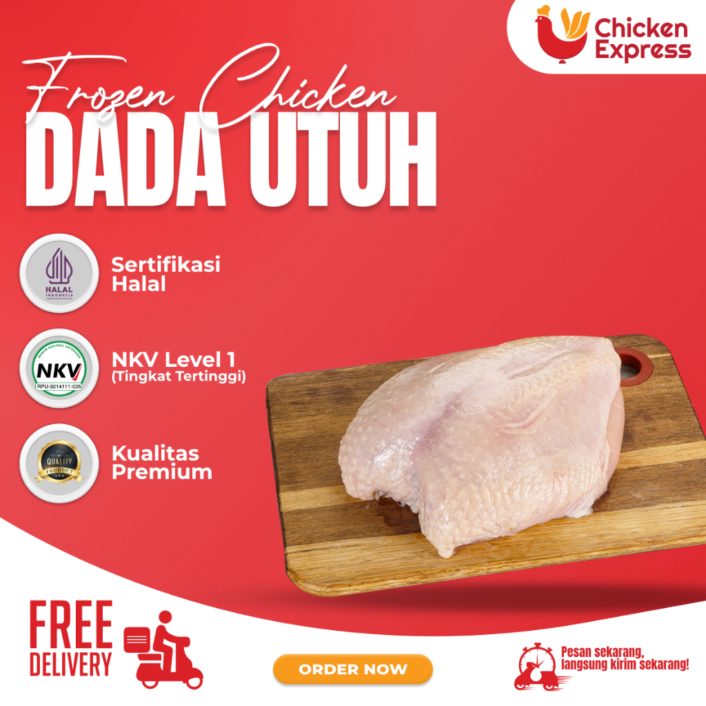 

Dada Ayam Frozen Premium 500gr | Kirim Cepat, Siap Masak