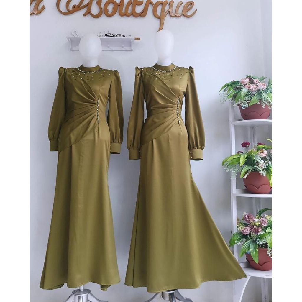 Aura dress, baju kondangan kekinian, baju pesta