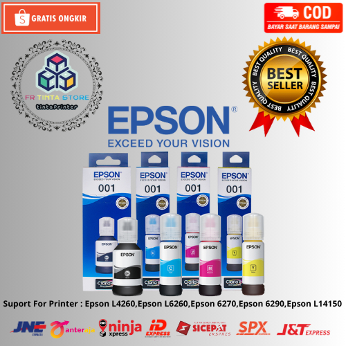 Tinta Epson 001 Black & Epson 001 Color