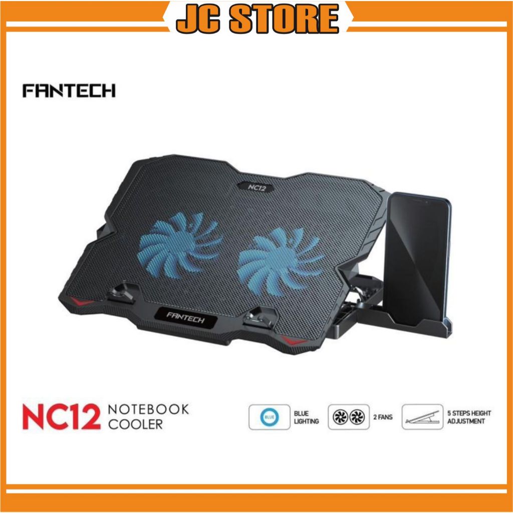 Fantech NC12 Notebook Cooler / Cooling Pad Fan / Fantech NC12