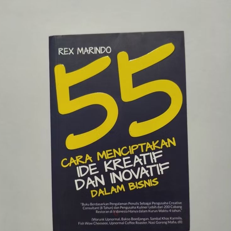 Buku 55 cara Menciptakan Ide Kreatif dan Inovatif