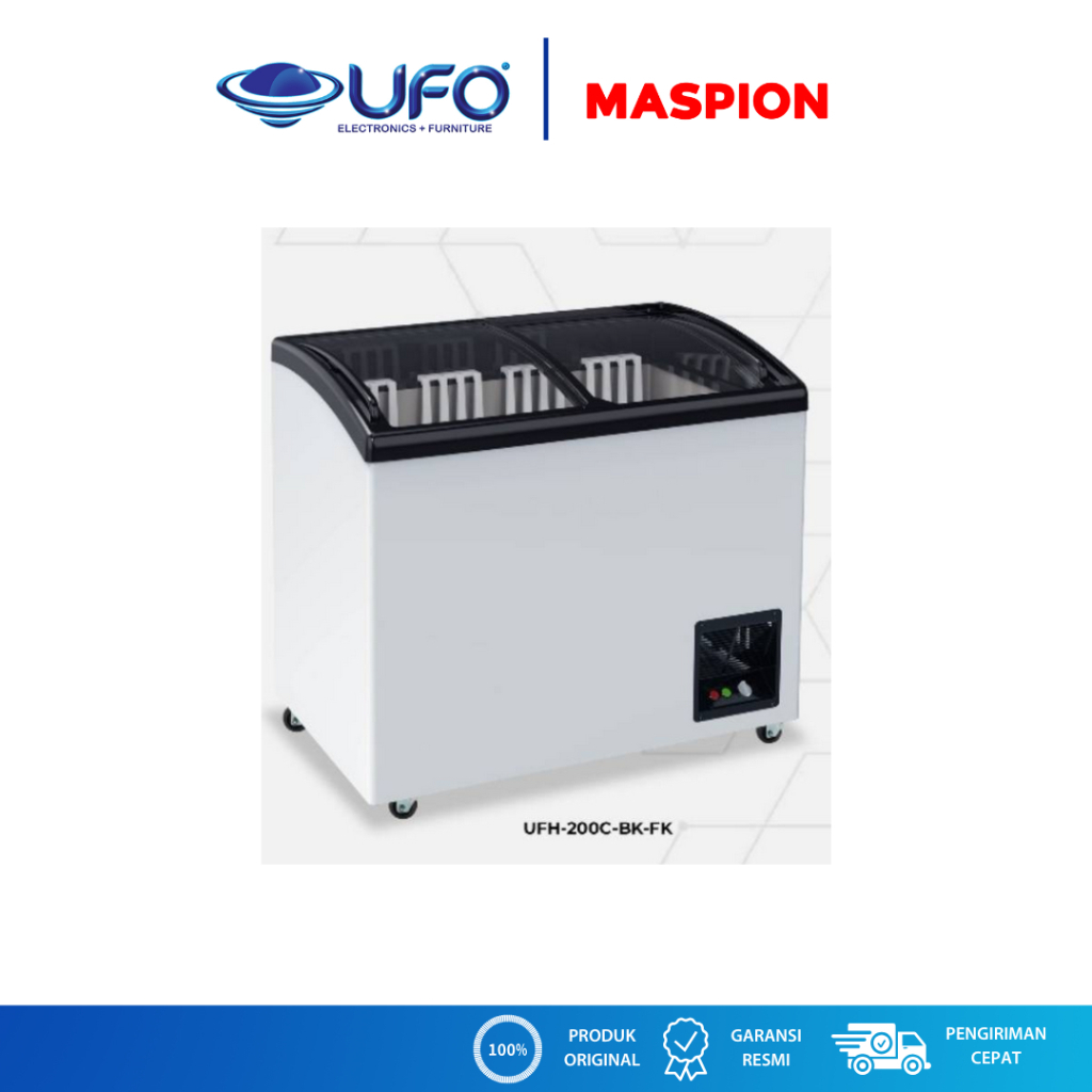 MASPION FREEZER BOX 200LITER UFH-200C RD/BK