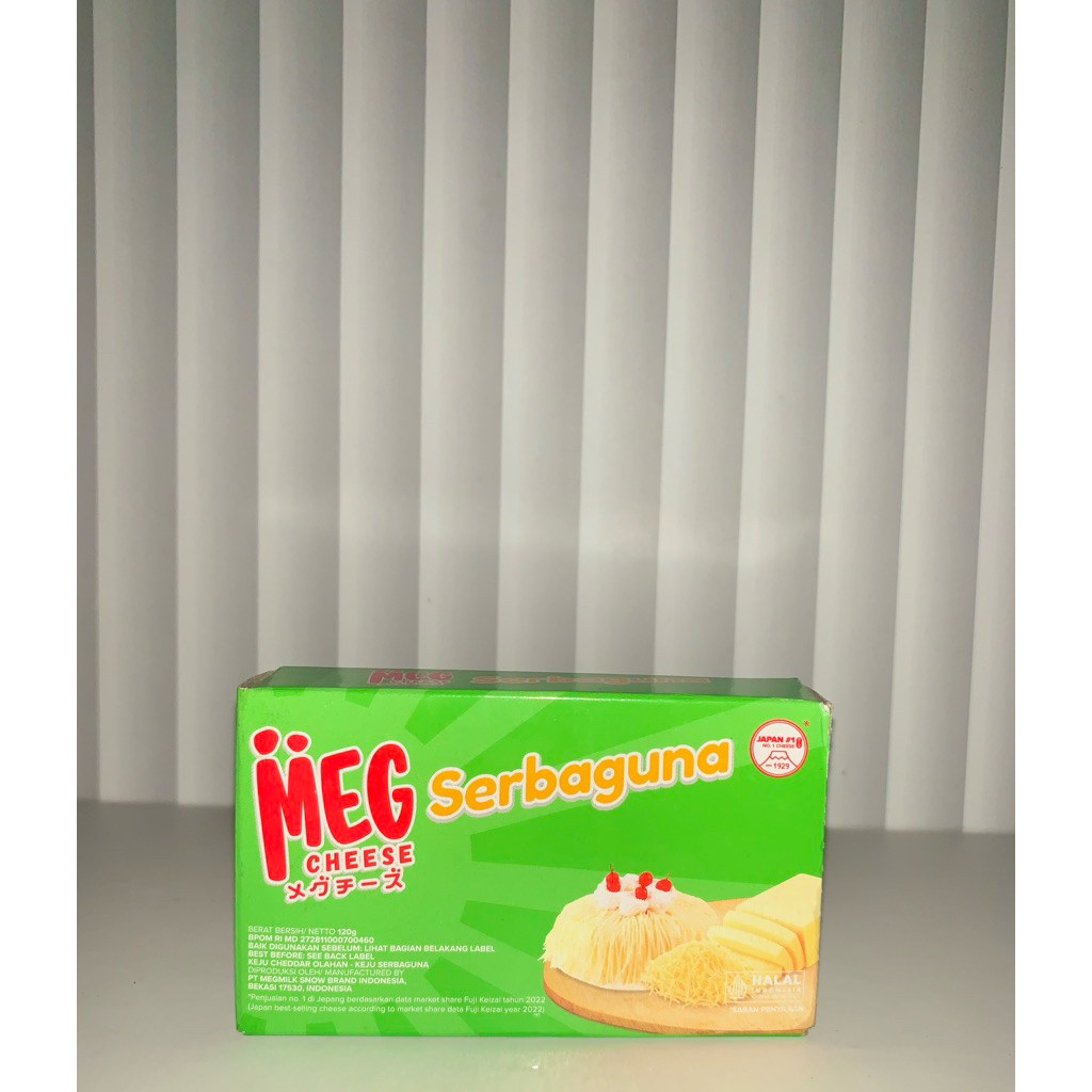 

KEJU MEG CHEESE 120 GR CHEDDAR