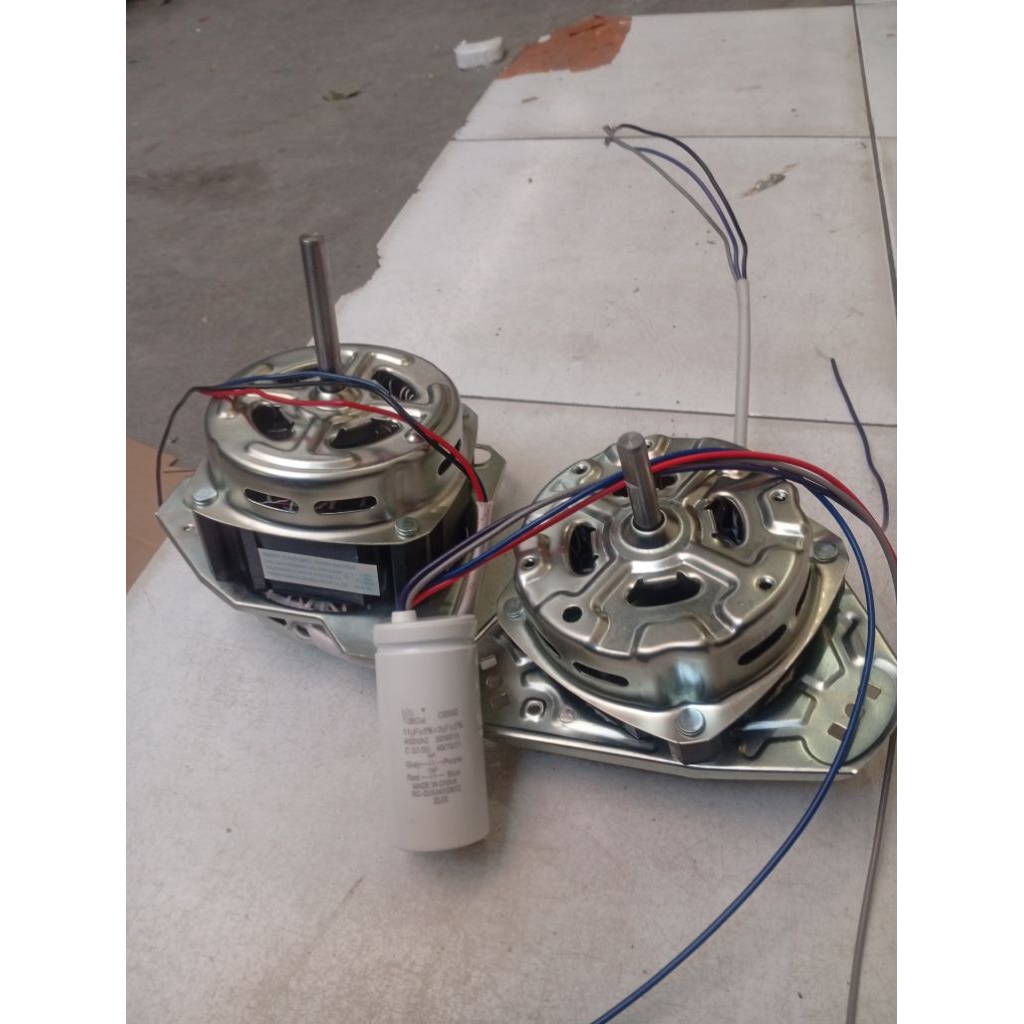 dinamo pencuci+dinamo pengering+capasitor mesin cuci sharp 6,5kg-12kg original