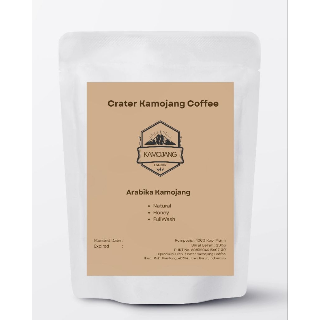 

Coffee Arabica Specialty Natural Anaerob 100% Kopi Kamojang 200g - Biji / Bubuk Kopi