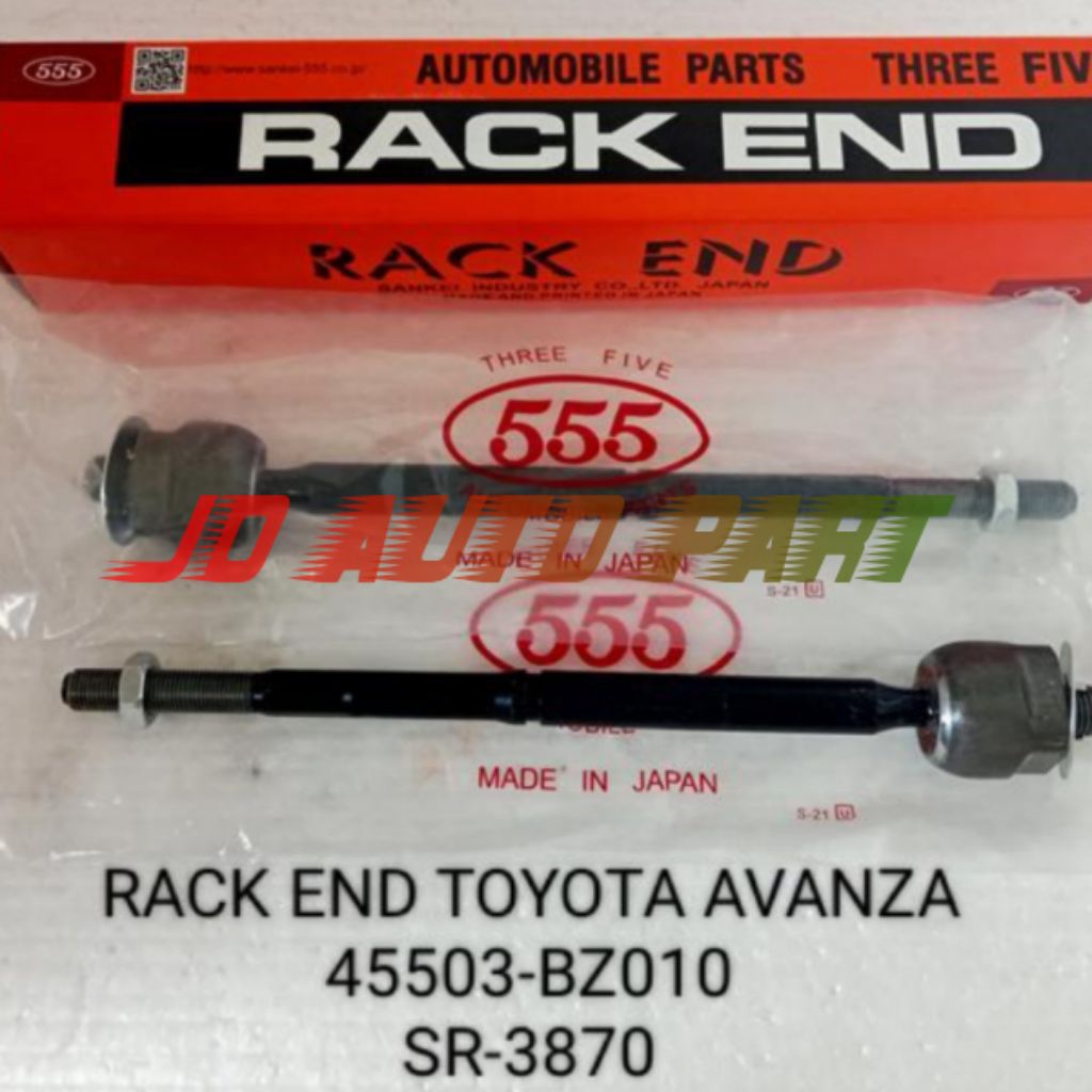 RACK END AVANZA MERK 555 ASLI JAPAN