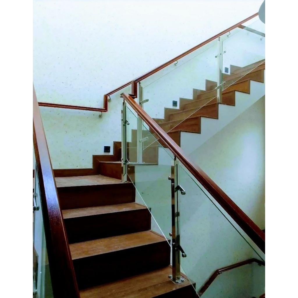RAILING TANGGA STAINLESS STEEL / KACA