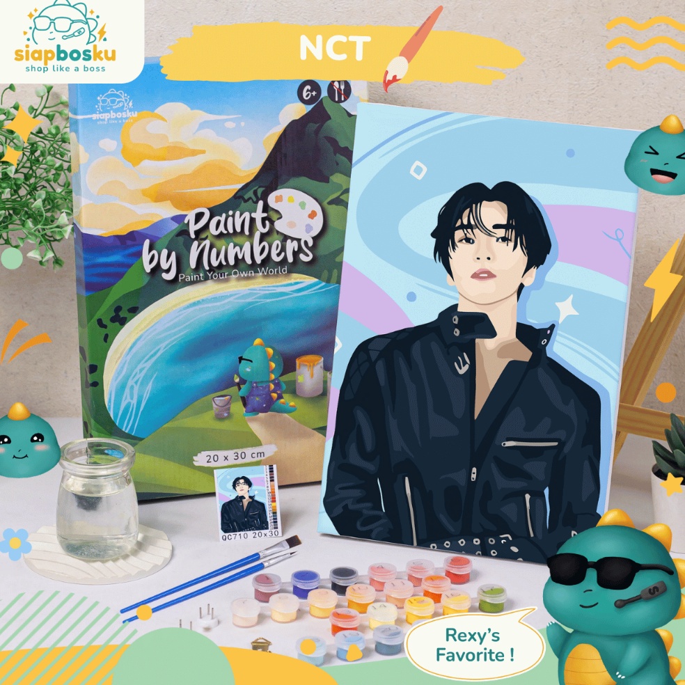 

KODE F95F SIAP BOSKU KANVAS LUKIS PAINT BY NUMBER AESTHETIC 2x3 CM NCT