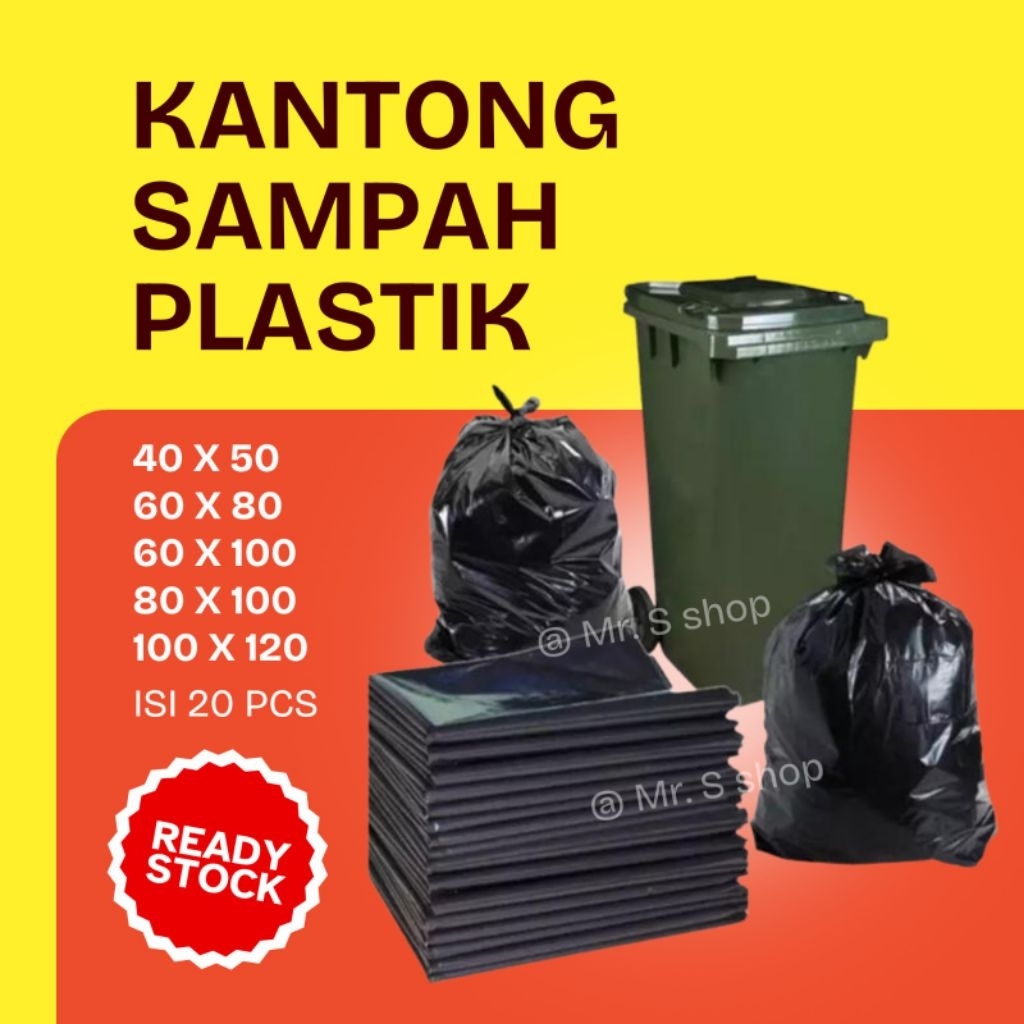 KANTONG SAMPAH PLASTIK LDPE HITAM