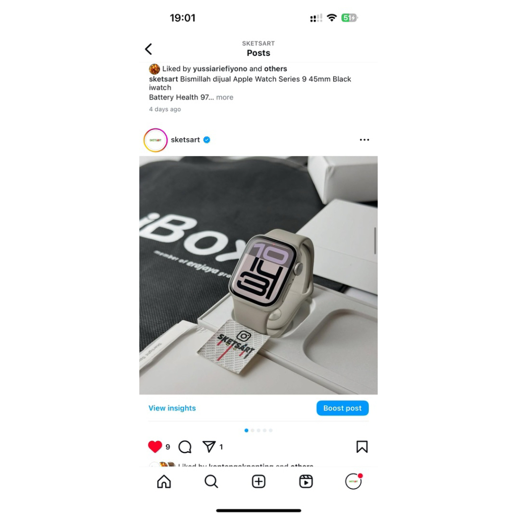 Apple Watch Series 8 41mm iBox Starlight iwatch