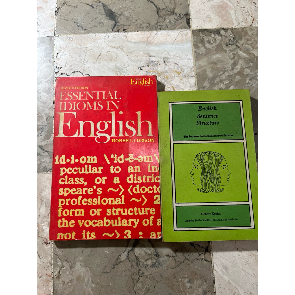 Buku Essential Idioms In English, English Sentence Structure, Robert J. Dixson, Robert Krohn