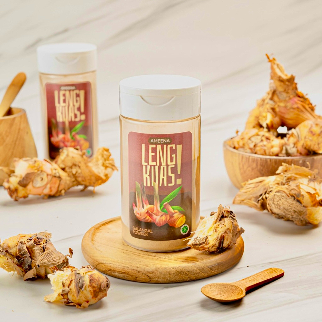 

[ MINI ] Lengkuas Bubuk Laos Powder 70GR | Ameena Premium Quality