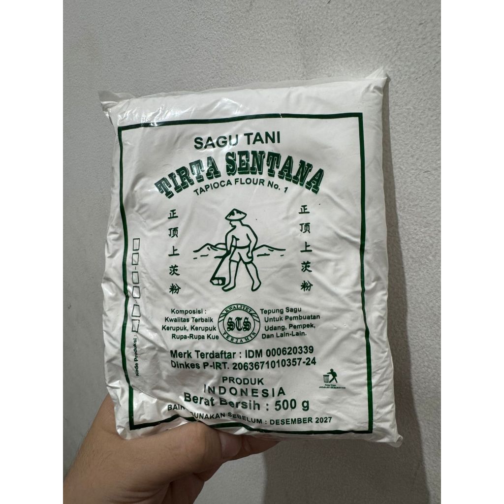 

Sagu Tani tirta sentana tapioka 500gr / 1000gr 1kg