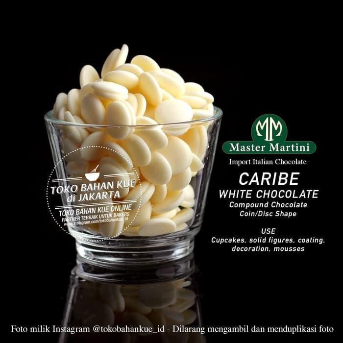 

250g caribe koin cokelat putih / white coin chocolate