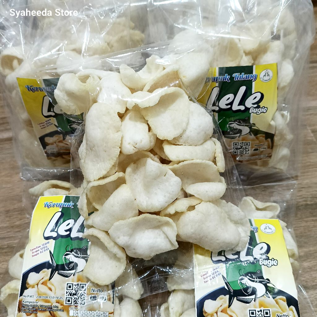 

Cahayadstore Kerupuk Kalsium Tulang Lele Bugie Camilan Sehat Mpasi Non Msg