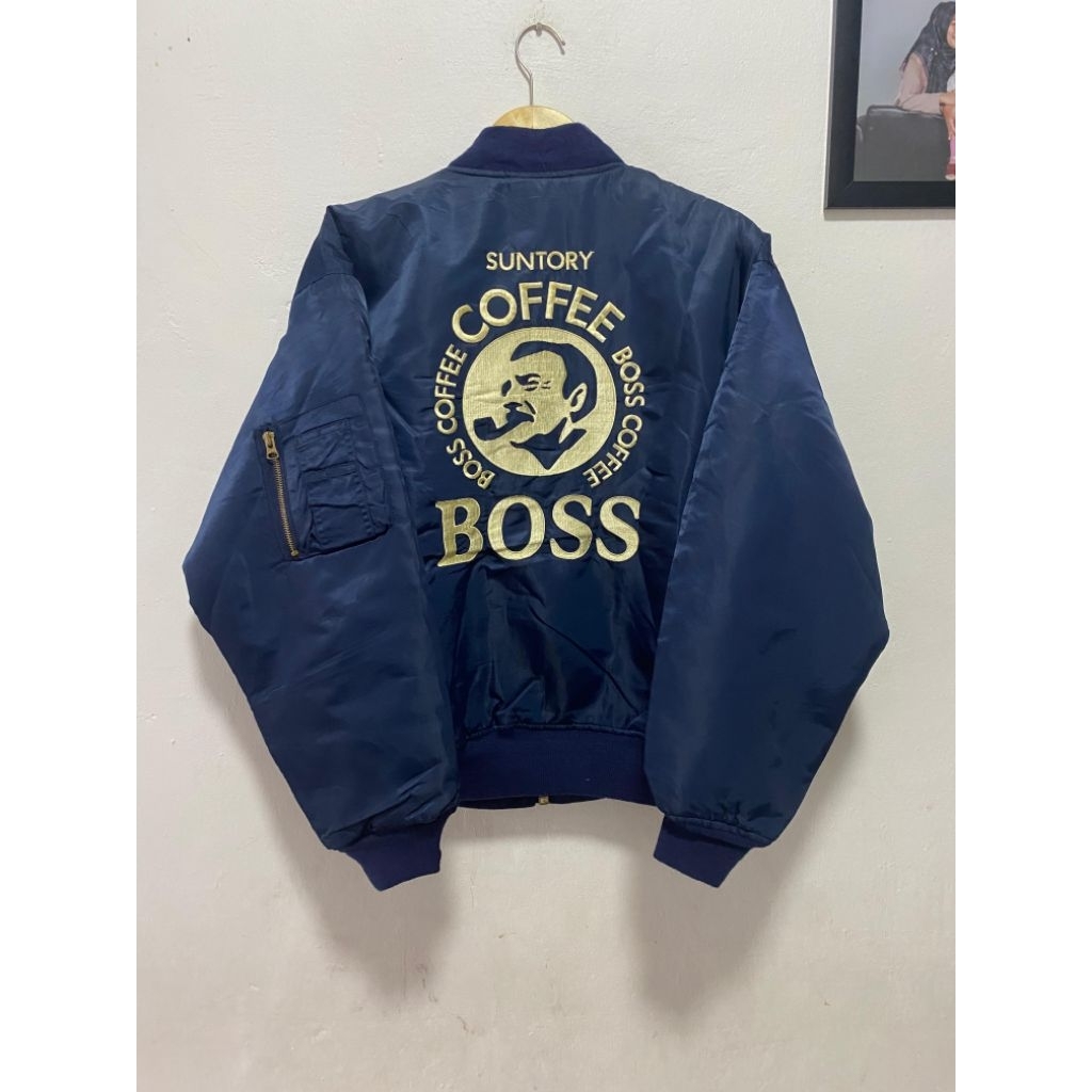 jaket Bomber Suntory coffe