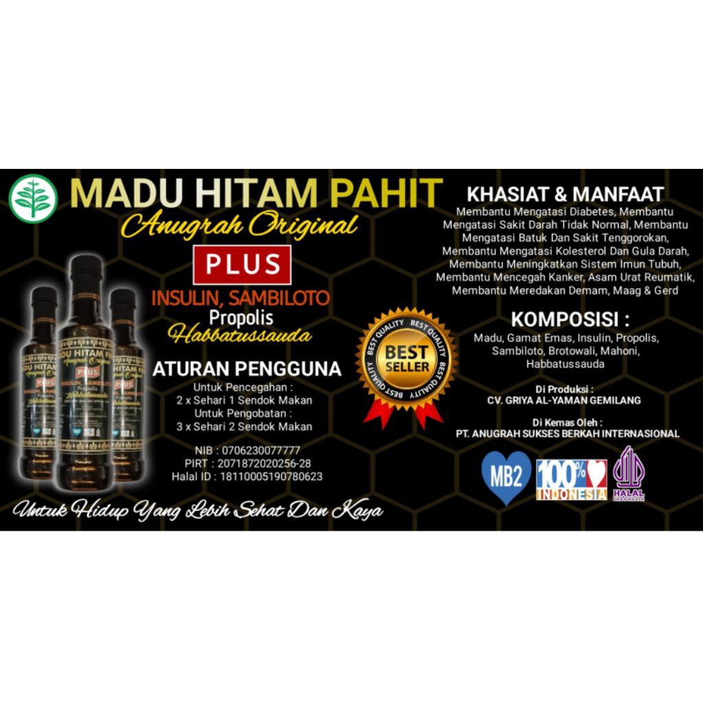 

Madu Hitam PROPOLIS
