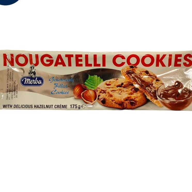 

Merba nougatelli cookies 175 gr
