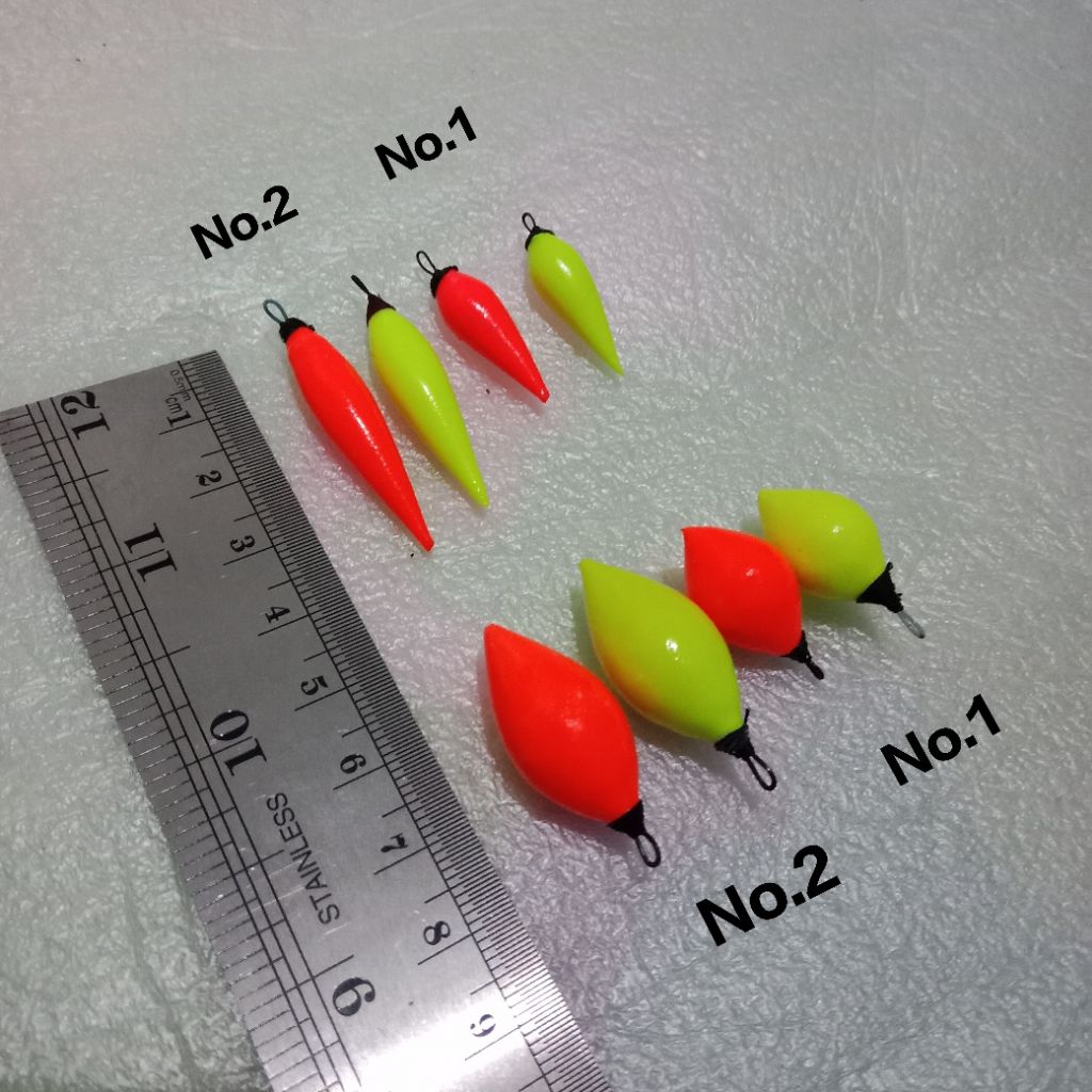 Pelampung pancing Busa spon Cabe / Bawang