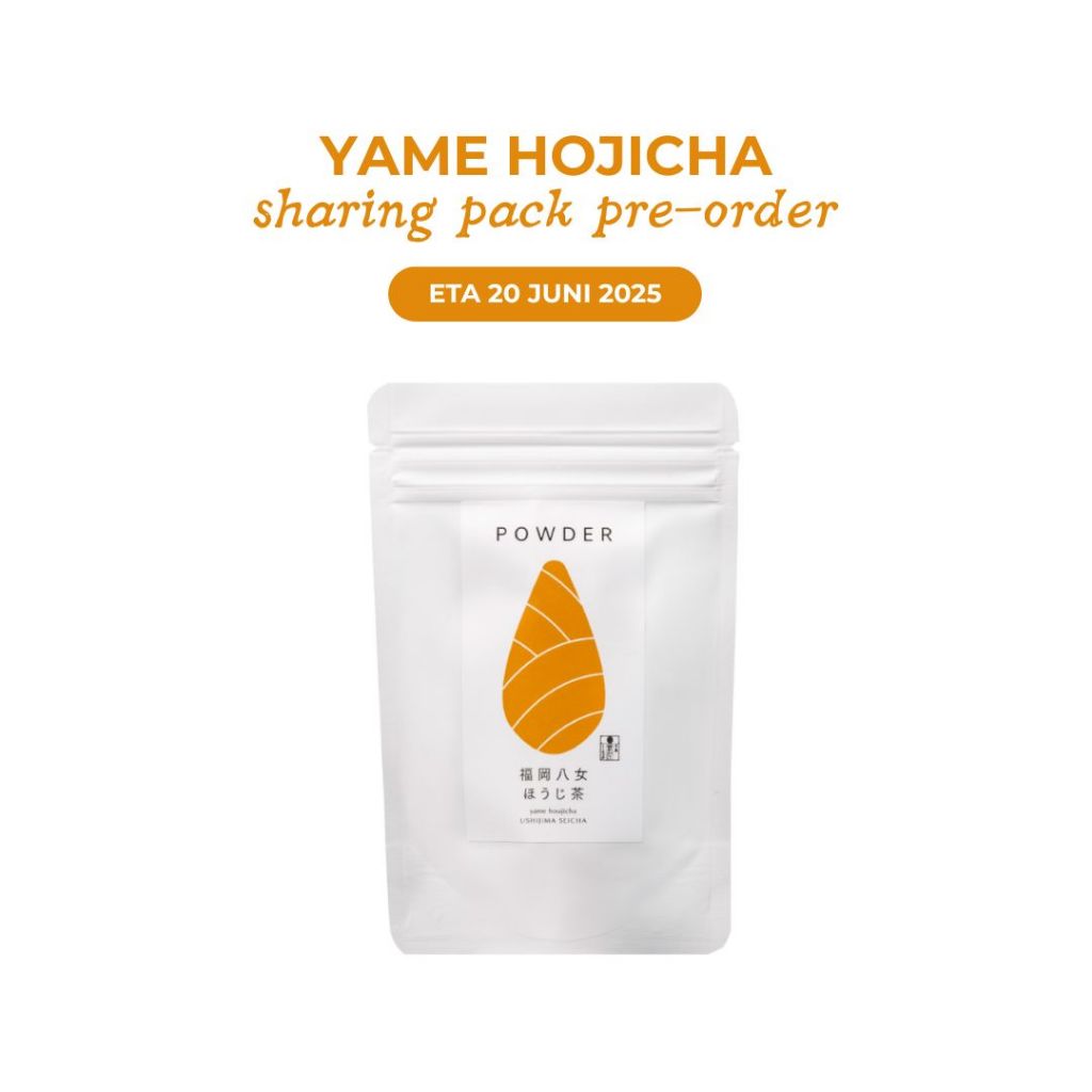 

[PO READY 20 JUNI] Ushijima Seicha – Yame Hojicha Powder Sharing Pack