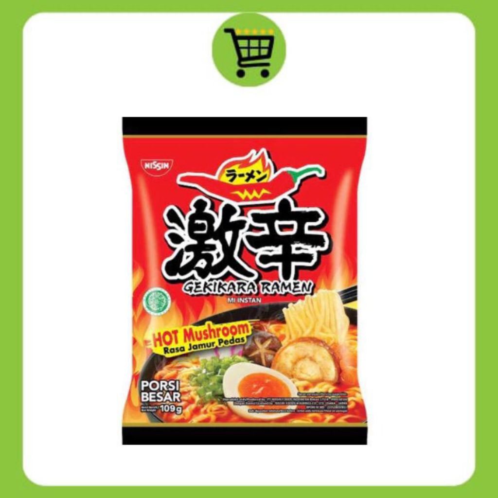 

•DailyMart• Mie Gekikara Ramen Hot Mushroom Porsi Jumbo 109gr