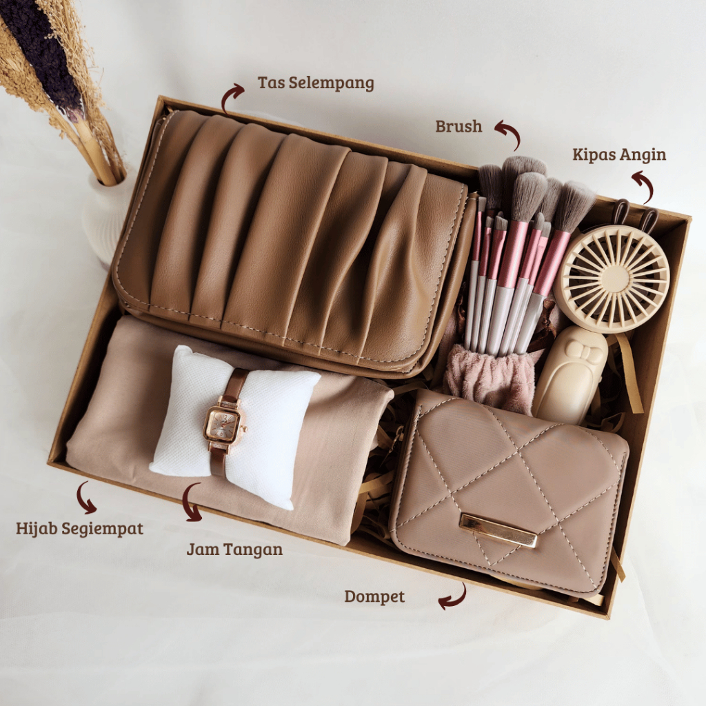 JAPA - KADO ULANG TAHUN CEWEK LENGKAP/ PAKET KADO CEWEK/ TAS WANITA