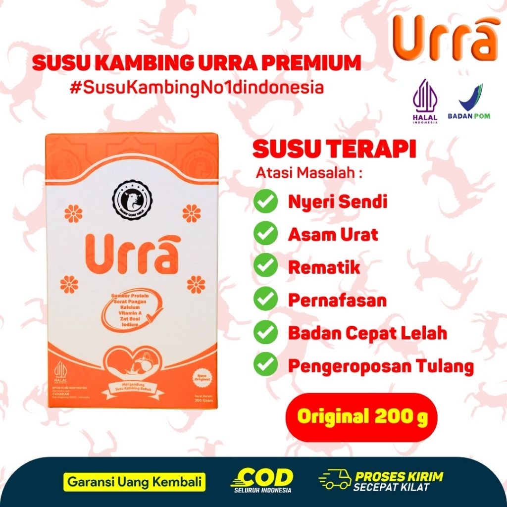 

URRA Susu Kambing Saneen Untuk Penambah Berat Badan & Tinggi Badan Anak