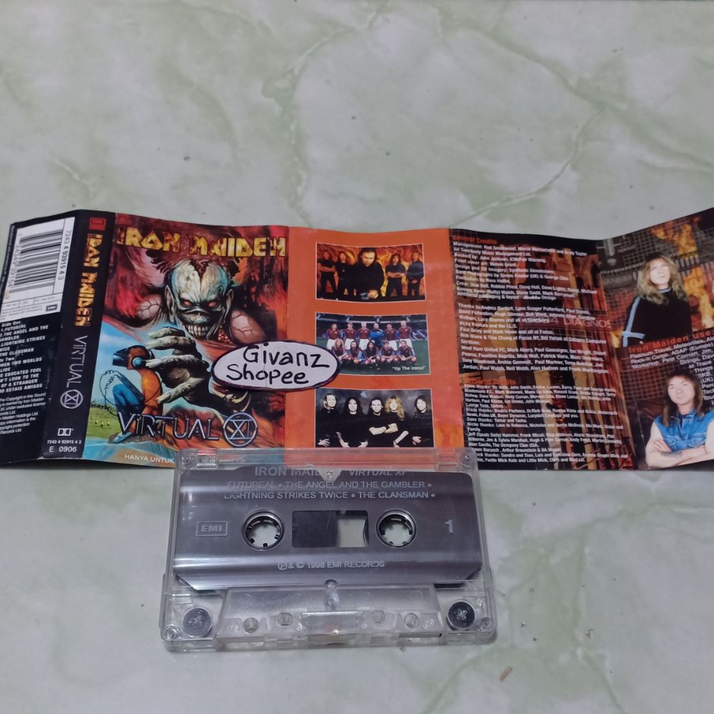 kaset pita IRON MAIDEN - Virtual XI