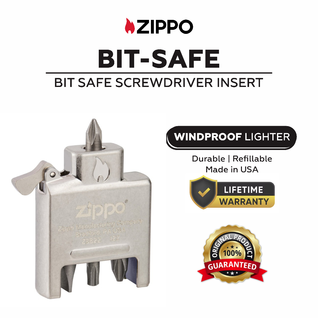Zippo Bit Safe Screwdriver Insert Original USA