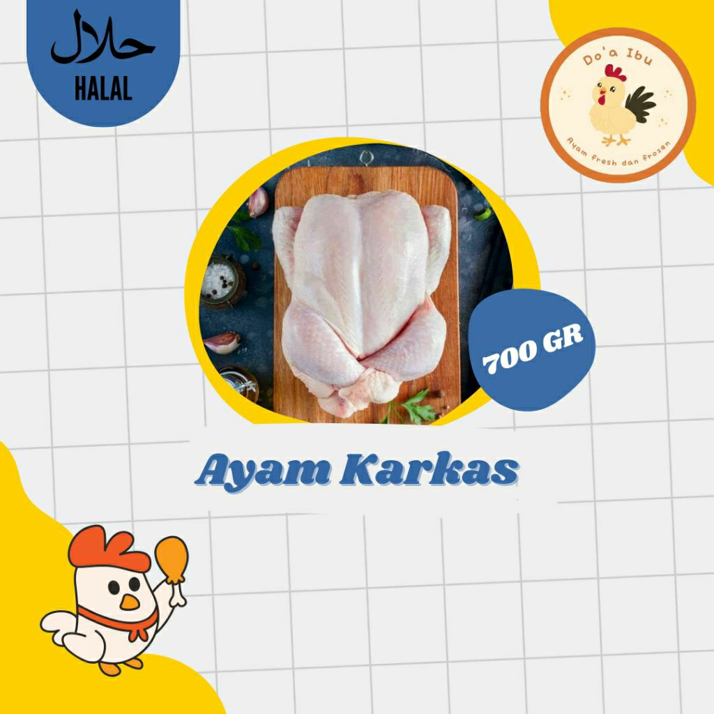 

AYAM KARKAS 700 GR - DOA IBU