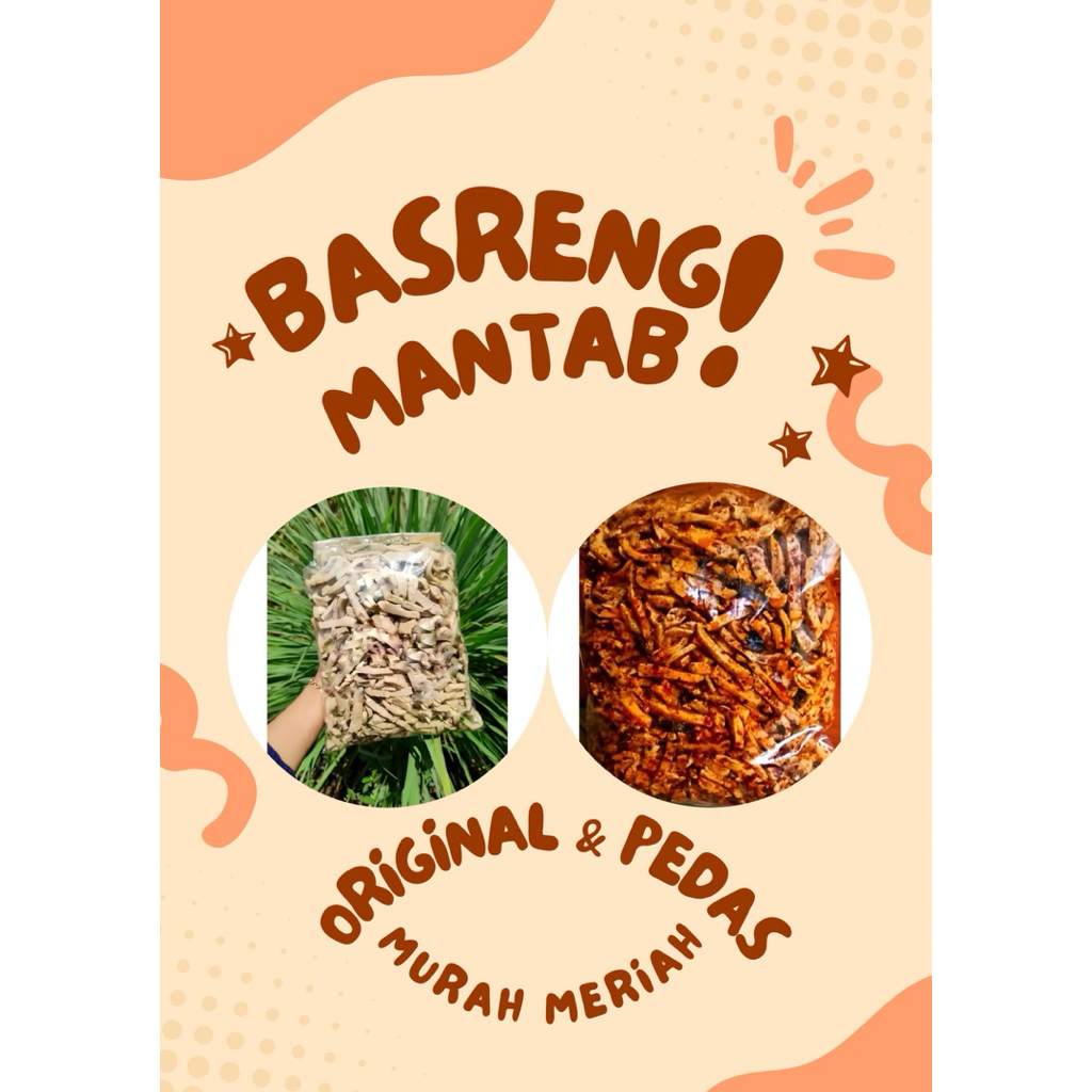 

basreng original 1kg / basreng pedas daun jeruk 1kg