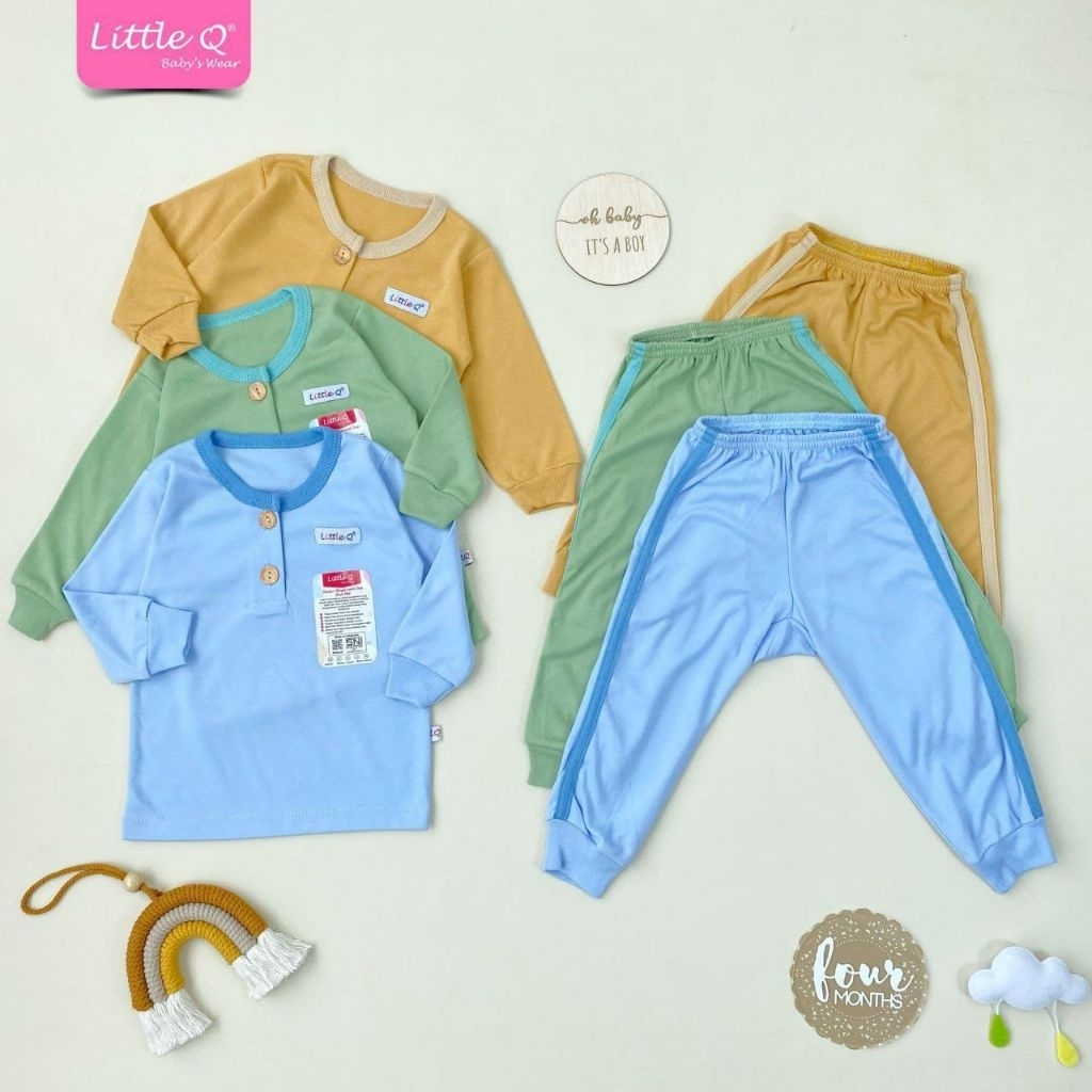 Little Q - Setelan Baju Tidur Anak S M L XL XXL