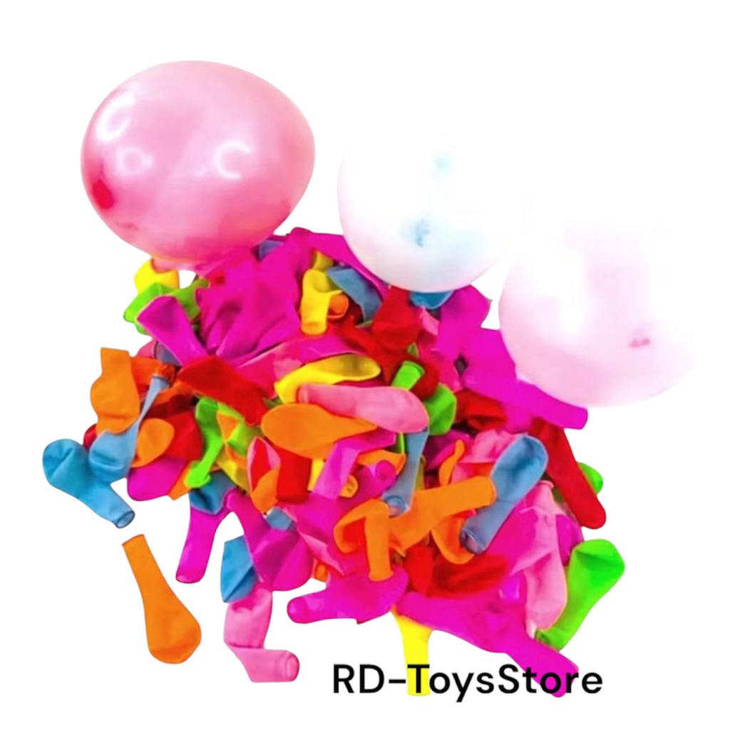 balon jari/balon air isi 500 pics/balon kecil warna warni tipis