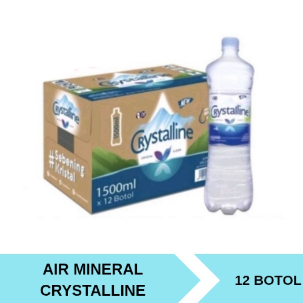 

CRYSTALLINE AIR MINERAL 1500 ML 1 DUS ISI 12 BOTOL