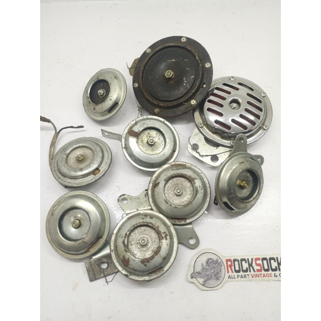 klakson sakura nikko mitsuba 6v horn 6v sakura nikko japan