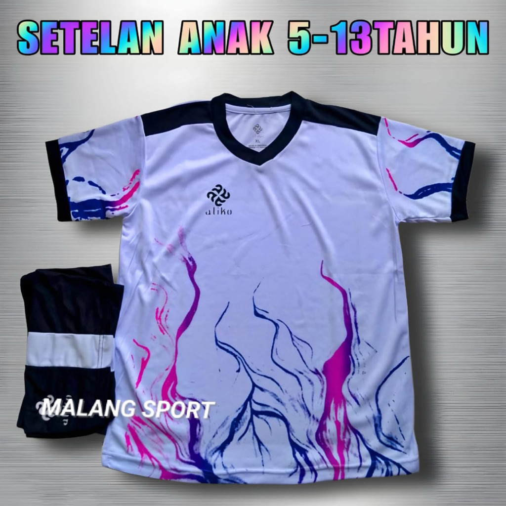 STELAN JERSY BOLA ANAK BOLA FUTSAL DAN VOLI SSB PUTRA PUTRI