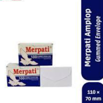 

Amplop Kecil Merpati / Amplop Undangan Putih 110 x 70 Mm Isi 100 Lembar
