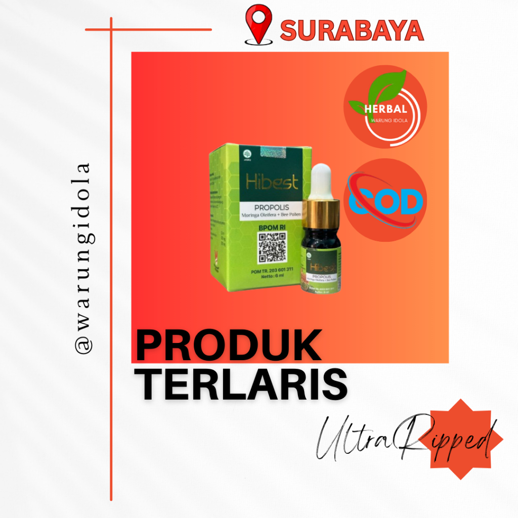 Promo Warung Idola,Hibest Propolis Obat Herbal Untuk Hipertensi dan Kolesterol