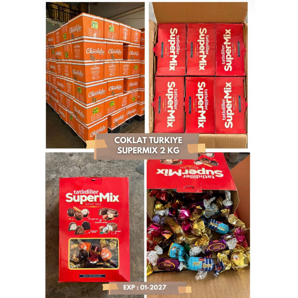 

Cokelat Turky Mix 2kg | Cokelat Arab Kemasan 2kg Enak Oleh Oleh Haji Umrah