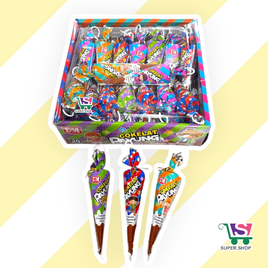 

Cokelat Payung Coklat Compound Susu PACK (isi 30 pcs)