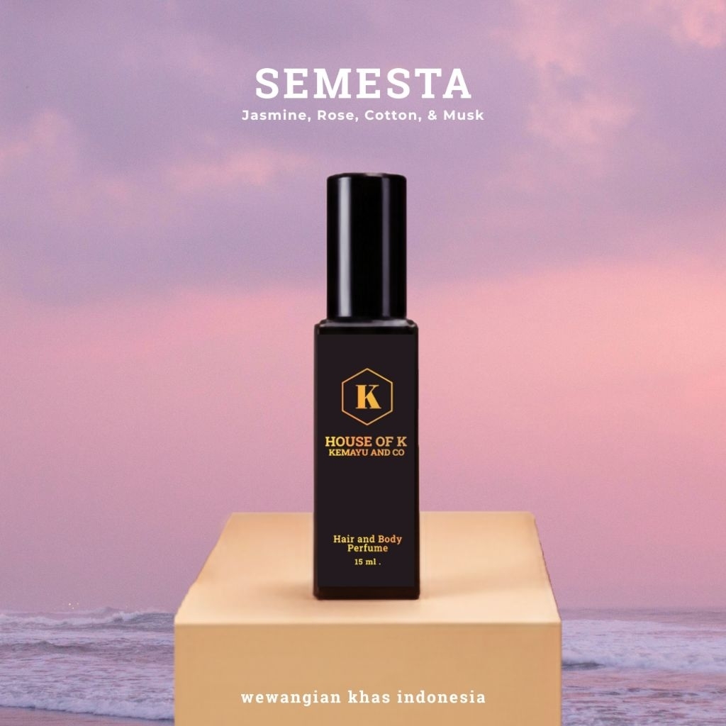 Kemayu & Co - Semesta Hair and Body Perfume 15Ml | Travel Size Eau De Parfum