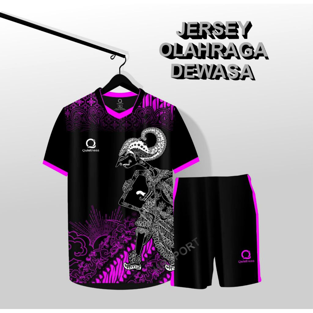 JERSEY BAJU KAOS OLAHRAGA BOLA  FUTSAL DEWASA MODEL TERBARU MOTIF BATIK