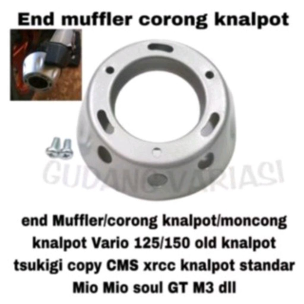 corong knalpot/moncong knalpot vario 125 150 old mio soul mio gt