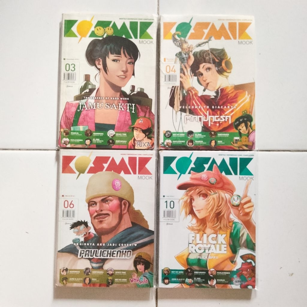 Paket Komik Lokal - Kosmik Mook - 4 Edisi