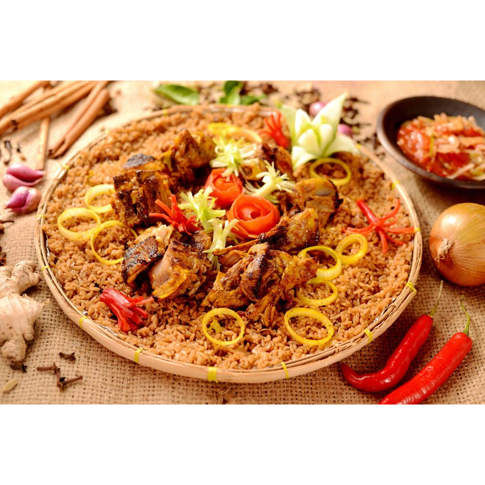 

AHLIYA Nasi Biryani / KEBULI Instan PREMIUM | RICE COOKER | Beras Basmati Bumbu Lengkap 200gr