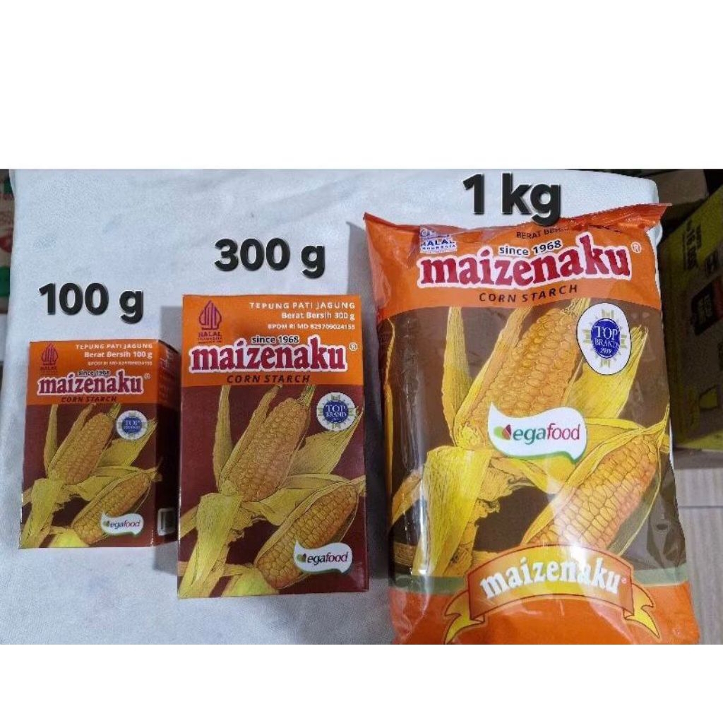 

Tepung Jagung Maizenaku 100gr, 250gr, 500gr, 1000gr
